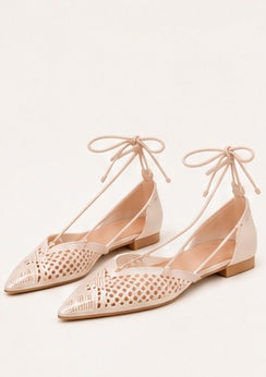 Strappy ballet flats